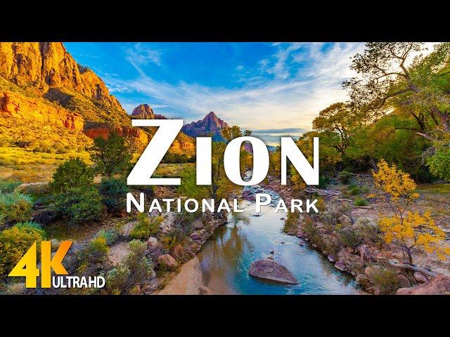 Zion National Park (4K Ultra HD) - Scenic Relaxation Film with Epic Cinematic Music