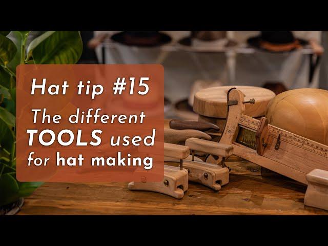 A hat makers tools explained.