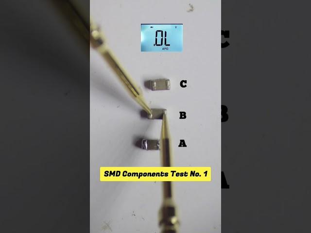 Which one is short capacitor #how to #check #smd #capacitor