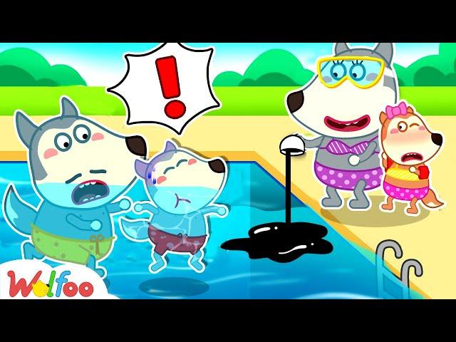 What's going on at Wolfoo's swimming pool? - Safety Rules in the Swimming Pool | Wolfoo Family