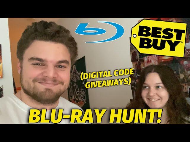 BLU-RAY HUNT! (BEST BUY & DIGITAL CODE GIVEAWAY)