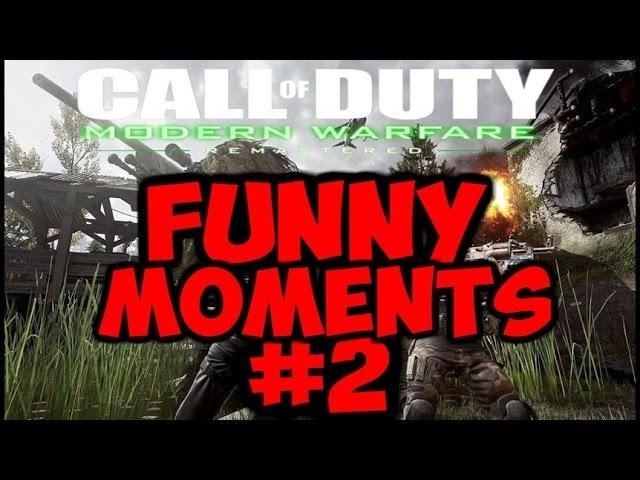 MODERN WARFARE REMASTERED FUNNY MOMENTS!! #2 - Ninja Defuses, RPG Trick Shots & More