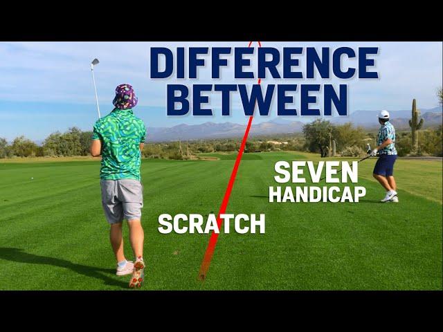 DIFFERENCE between Scratch and 7 Handicap