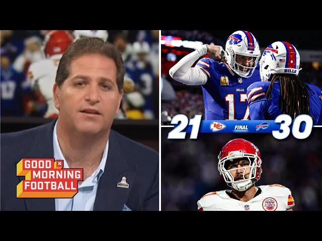 GMFB | "Josh Allen deserves MVP now!" - Peter on Bills end Chiefs undefeated streak with 30-21 win