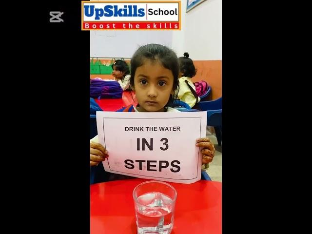 Activity for drinking manner's.#UpSkills #School #Narowal #learning