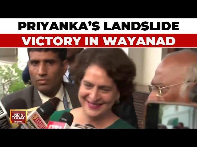 Bypolls Results 2024: Priyanka Gandhi's Landslide Victory In Wayanad, BJP Triumphs In Uttar Pradesh