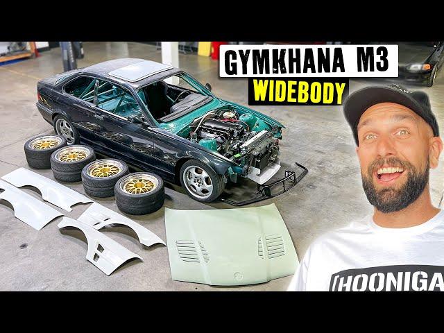 Vin’s E36 goes W I D E for Gymkhana GRiD but DROPS weight?