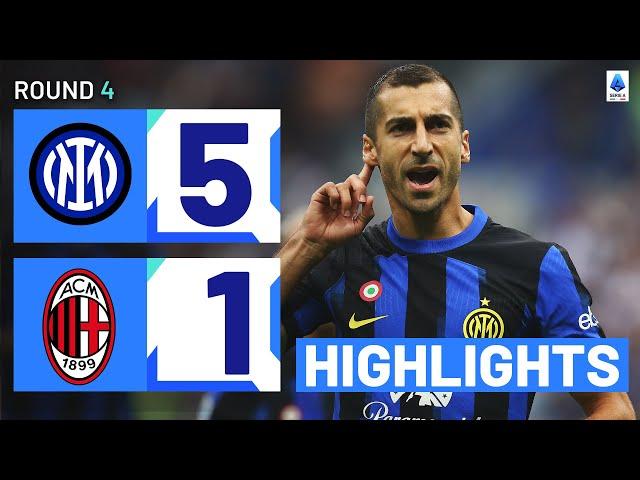 Inter-Milan 5-1 | Inter claim city bragging rights: Goals & Highlights | Serie A 2023/24