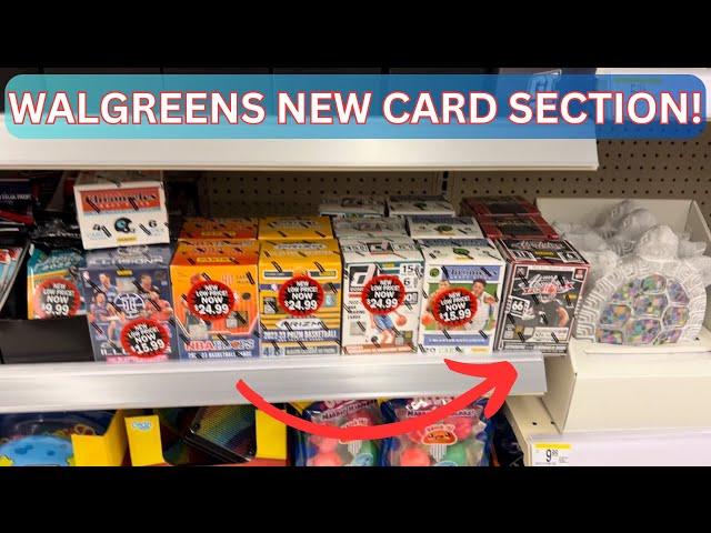 The NEW & IMPROVED Sports Card Section at Walgreens!