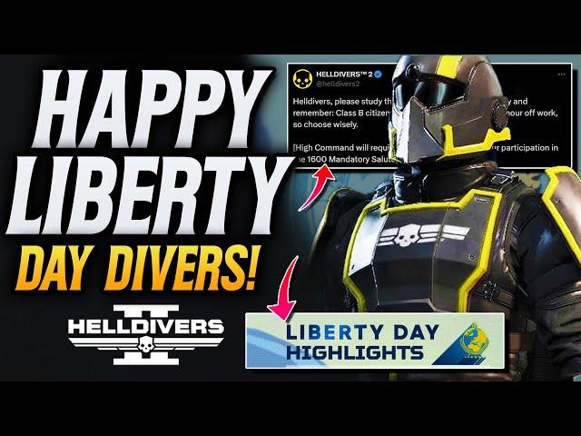 Helldivers 2 HAPPY LIBERTY DAY!