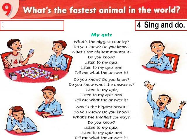 Level 3 - Unit 9 - Part C ( Song) - My Quiz