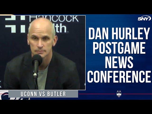 Dan Hurley talks UConn win over Butler, dealing with criticism and 'outside noise' | SNY