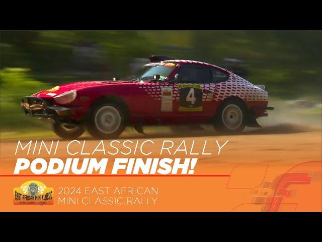 Calder & Laurence | Podium Finish || East African Mini Classic Rally. #datsun280z