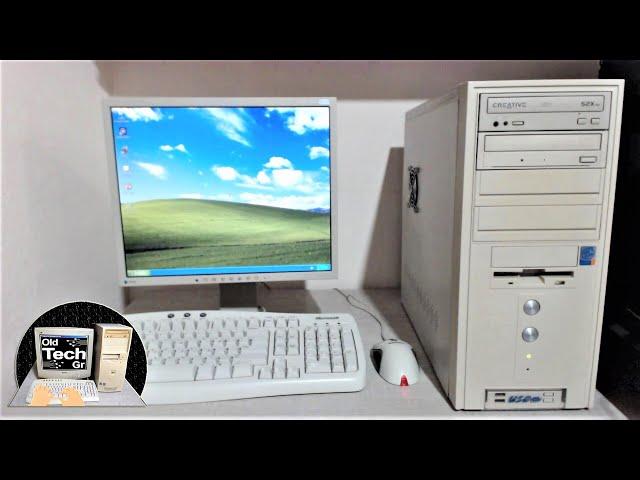 ECS PC Intel Pentium 4 With Hyper Threading Start Windows XP Pro in the Year 2024 - Short Video