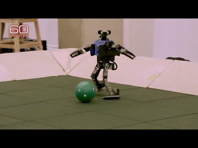 Google DeepMind Demos AI Training Robots to Play Soccer / Football