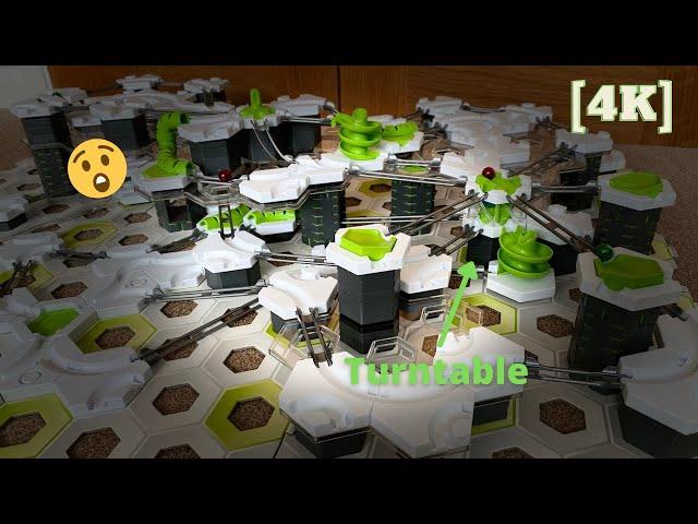 GraviTrax Turntable Catastrophe +bloopers! (this was a difficult build)  [4K 60FPS]