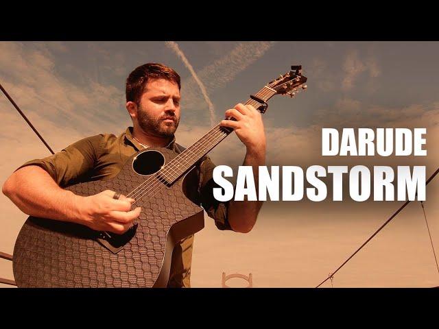 SANDSTORM (Darude) on Acoustic Guitar - Luca Stricagnoli - Fingerstyle