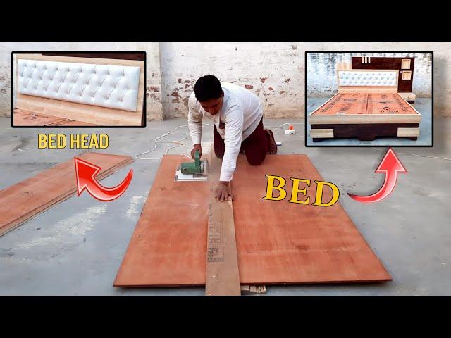 How To Build Double Bed At Home In 2024|डबल बेड कैसे बनाए| Bed Design 2024|Double Bed kaise Banaye