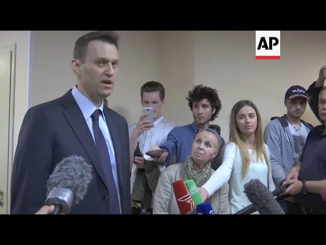 Navalny comments on defamation case