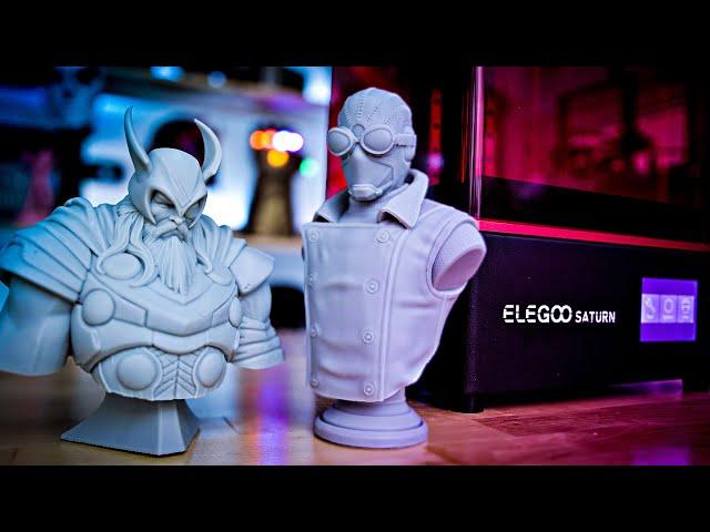 Elegoo Saturn - 4k Mono Screen Resin 3D Printer! Initial Impressions