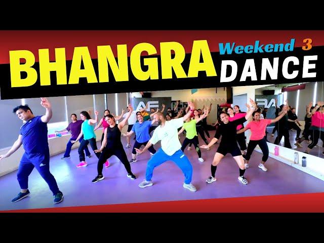 Bhangra Dance Workout  Weekend Bhangra Dance  Mashup 3 @djnickdhillon  FITNESS DANCE With RAHUL