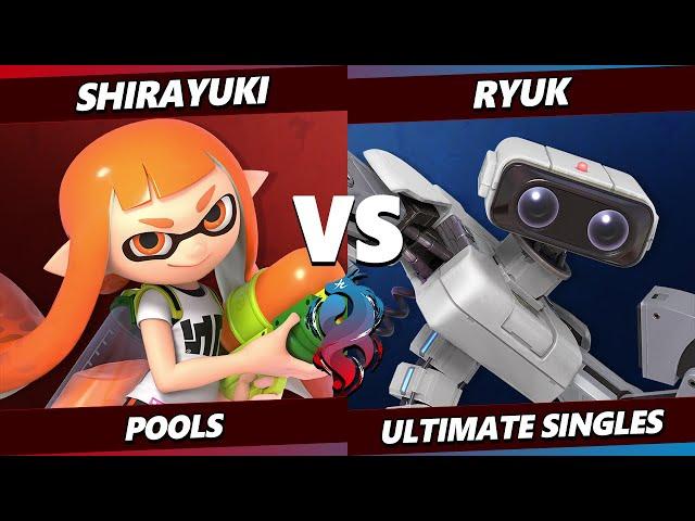 Kowloon Kagaribi - Shirayuki (Inkling) Vs. Ryuk (ROB) Smash Ultimate - SSBU