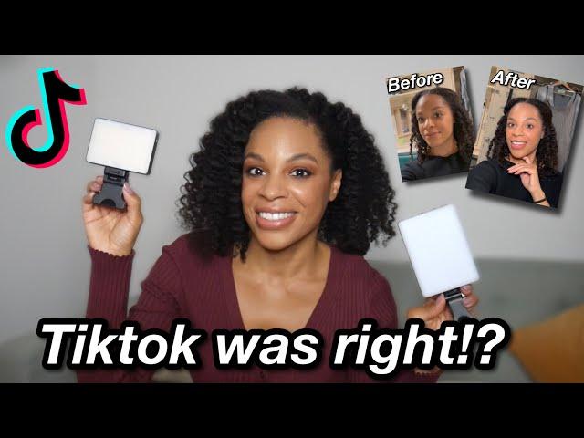 Trying Tiktok Viral Portable Light Clips |  Way BETTER than a RING LIGHT | Best Tech Gift?