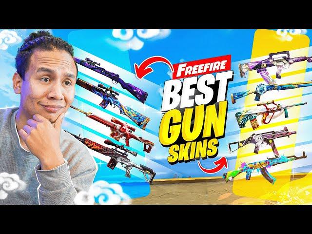 New Gun Skins King  Buying all Rare Guns Skins & Solo Vs Squad Booyah Challenge  Free Fire Max