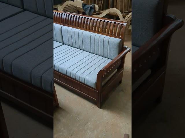 Teakwood corner sofa