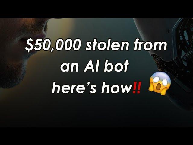 AI Bot Hacked for $50k! Genius or Shady? #trading #crypto