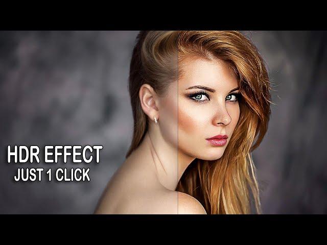 1-Minute Photoshop | HDR Effect In Photoshop