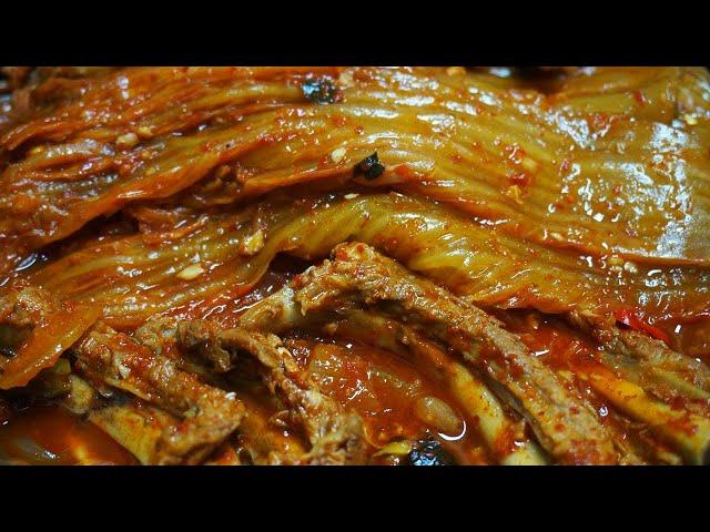 steamed kimchi pork back ribs