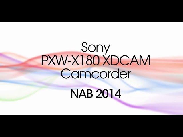 PXW-X180 XDCAM Camcorder