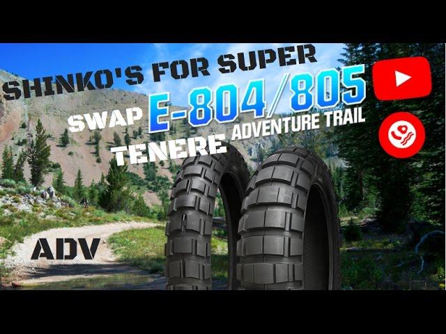 SHINKO E 804 / 805 Motorcycle Tire Super Tenere