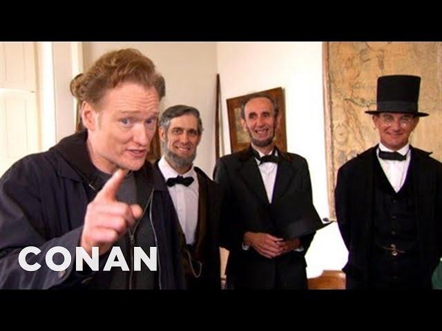 Conan Visits Abraham Lincoln Presidential Museum | CONAN on TBS