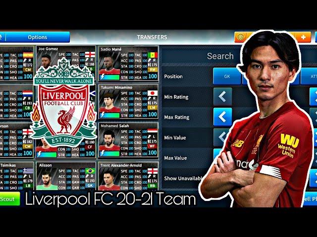 How To Create Liverpool FC 20-21 Team In Dream League Soccer 2019