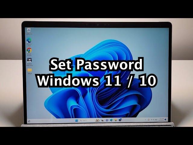 How to Set Password on Windows 11 or 10 PC!