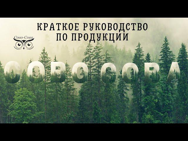 Краткое руководство по продукции Сово-Сова