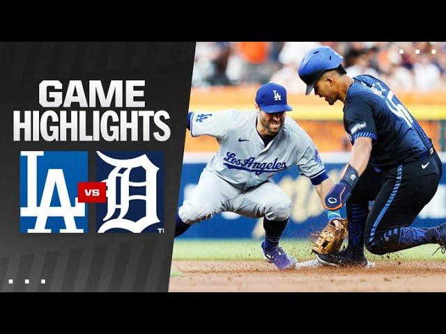 Dodgers vs. Tigers Game Highlights (7/12/24) | MLB Highlights