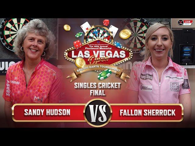 Sandy Hudson vs Fallon Sherrock | Singles Cricket Final | Las Vegas Open