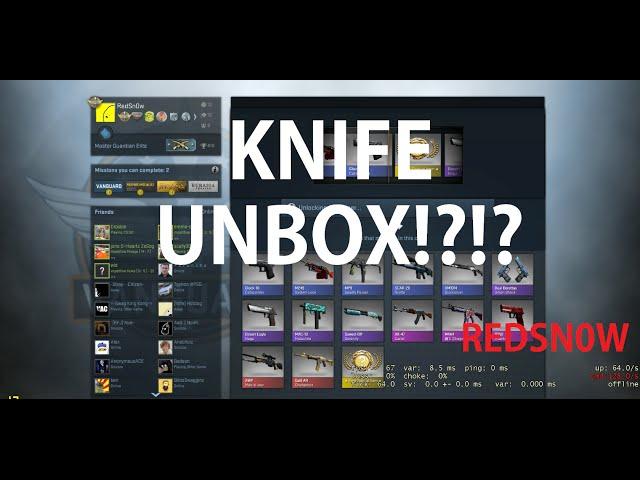 CSGO CHROMA CASE KNIFE UNBOX?!?!