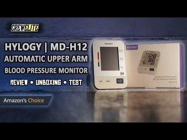 HYLOGY - MD-H12 Digital Upper Arm Blood Pressure Monitor | With Large Screen & 2 Users [REVIEW]