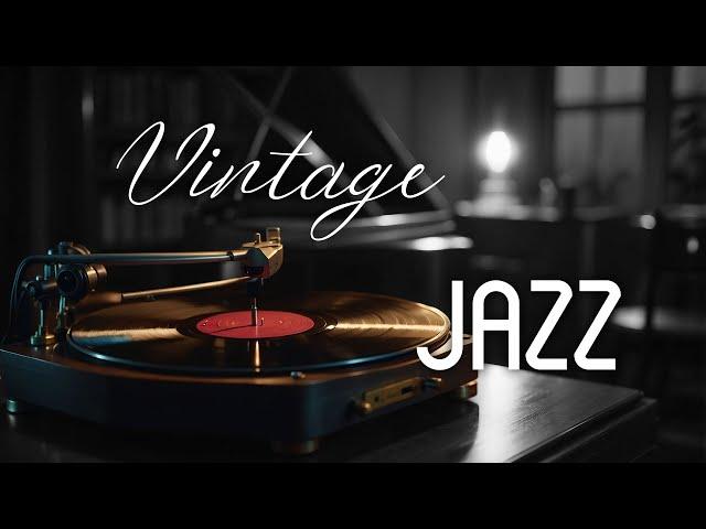 Nostalgic Jazz On A Vintage Music Player  Swing Jazz  Smooth Jazz Instrumental Music