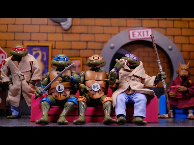 Custom NECA style TMNT Diorama by Made1979Customs!