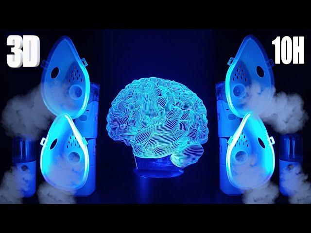 ASMR Aerosol 3D (Six nebulizers) Amazing white noise  to relax your mind 