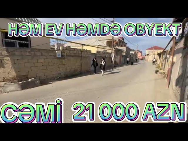 YOL Qırağı Həm Ev Həmdə pod Obyekt kimi Cəmi 21000 AZN (Masazır Mərkəz)