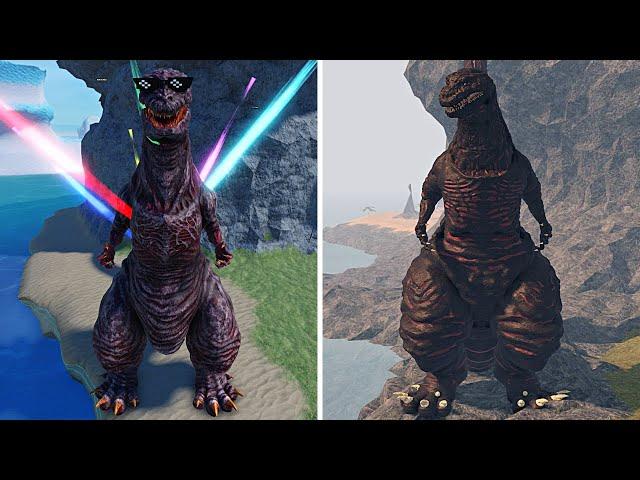 SHIN GODZILLA KAMAKURA *efeito estranho* Kaiju Universe VS K. Universe low budget - BEST COMPARATION