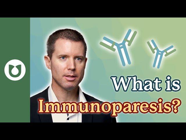 What is immunoparesis? #myeloma