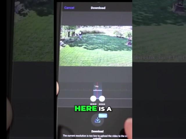 How to Slow Down and Download Video Clips with Reolink app