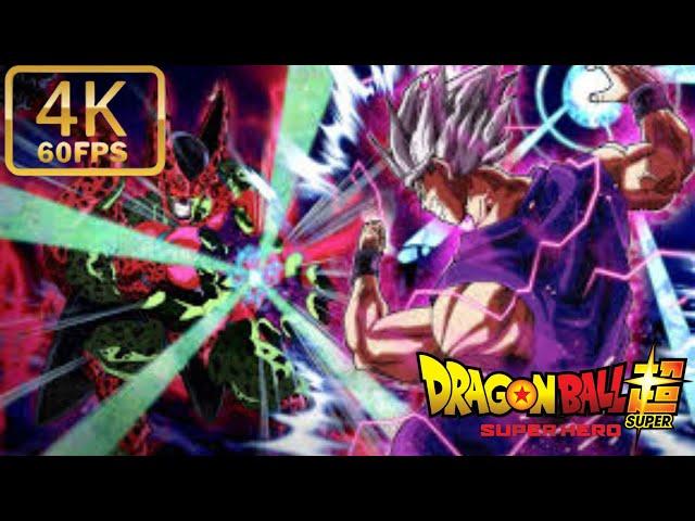 Beast Gohan Vs Cell Max [Full Fight In English Dub]  (Dragon Ball Super Super Hero)